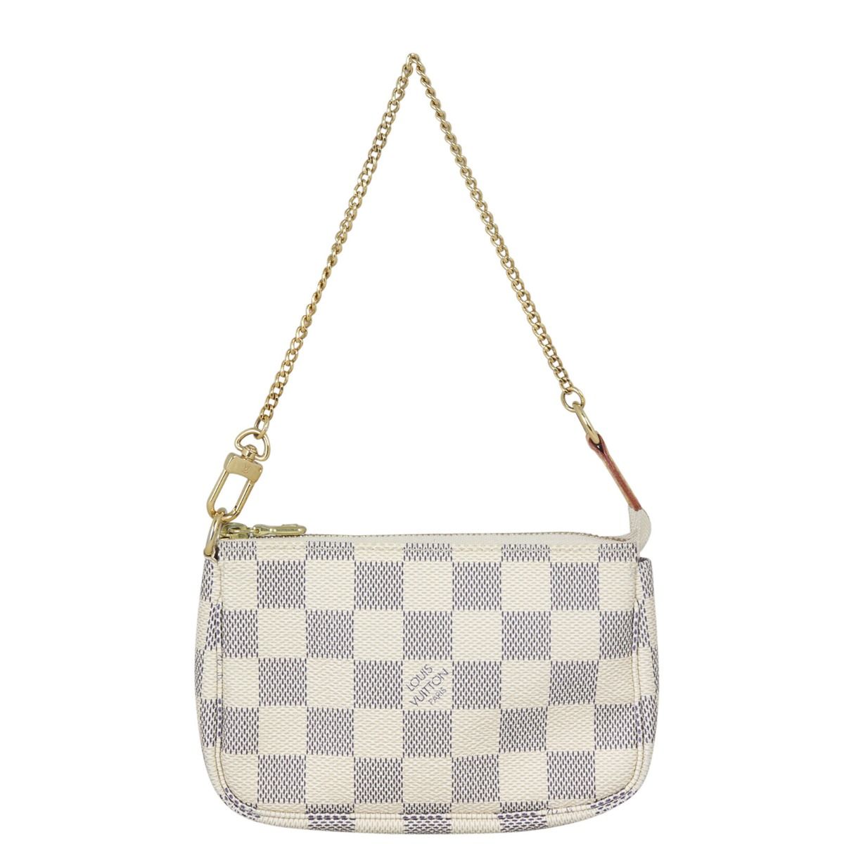 LOUIS VUITTON Totally GM White Checkered Coated Canvas Shoulder Bag Tote Bag   eBay