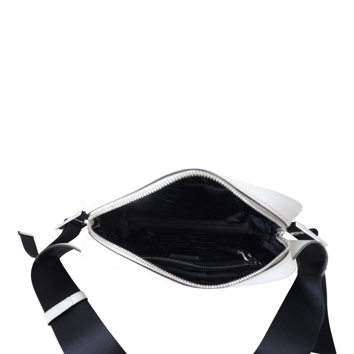 Prada Logo Saffiano Belt Bag