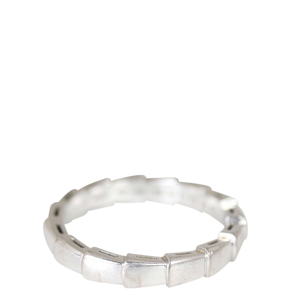 Bvlgari Serpenti Viper 18k White Gold Ring