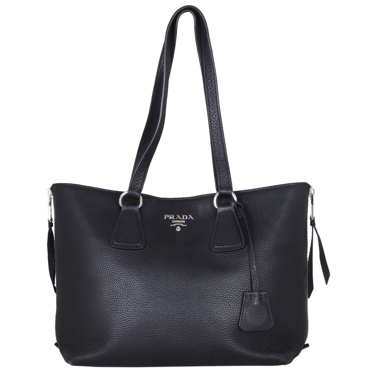 Prada Vitello Daino Zip Tote
