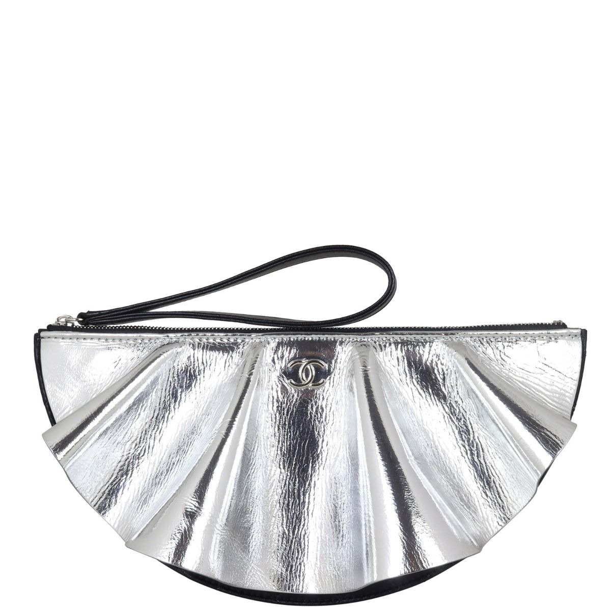 Chanel metallic clutch online