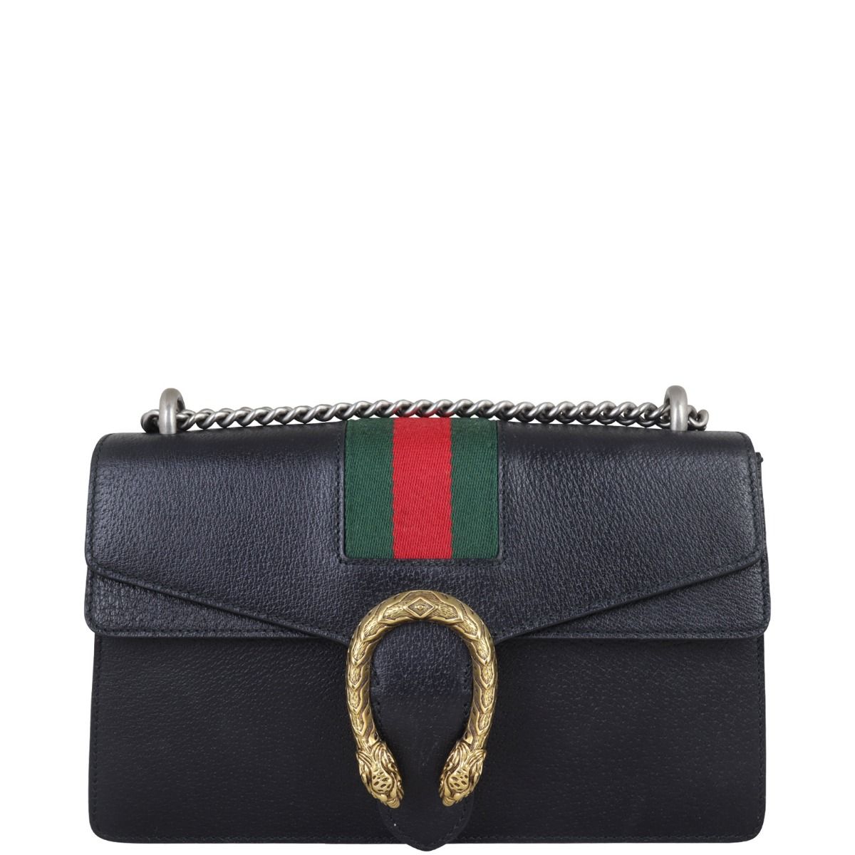 Gucci Dionysus Web Small Leather Shoulder Bag