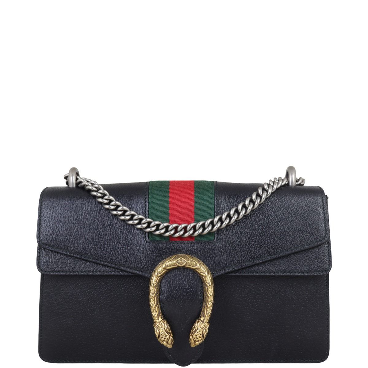 Gucci Dionysus Web Small Leather Shoulder Bag