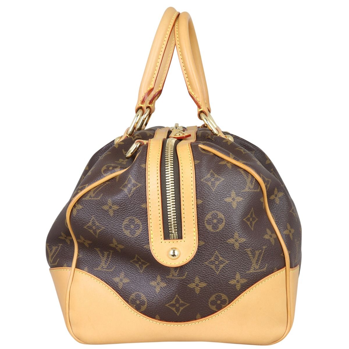 Stephen sprouse boston cloth tote Louis Vuitton Brown in Cloth - 20104516