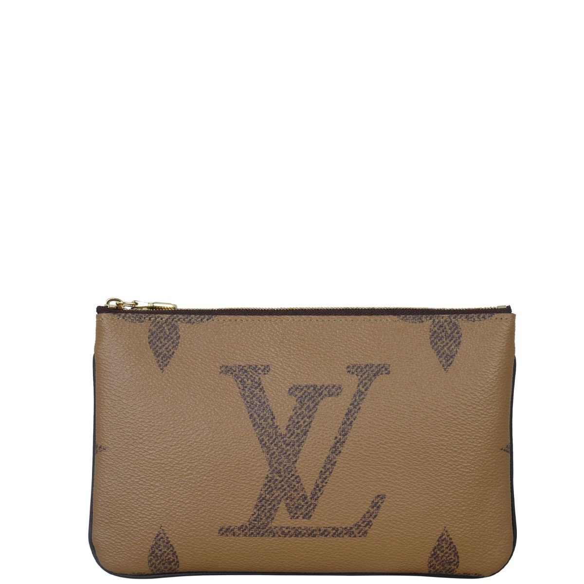 Louis Vuitton Pochette Double Zip Monogram Giant Reverse