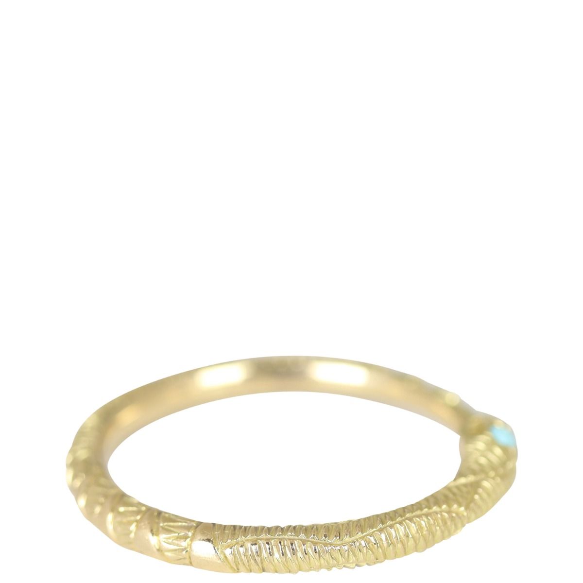 Gucci Ouroboros 18k Yellow Gold Ring