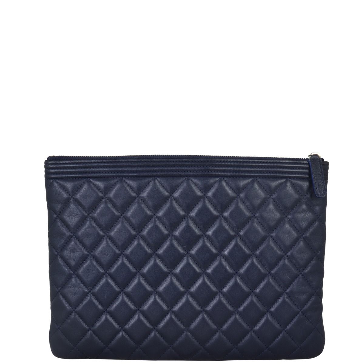 Chanel boy navy clearance