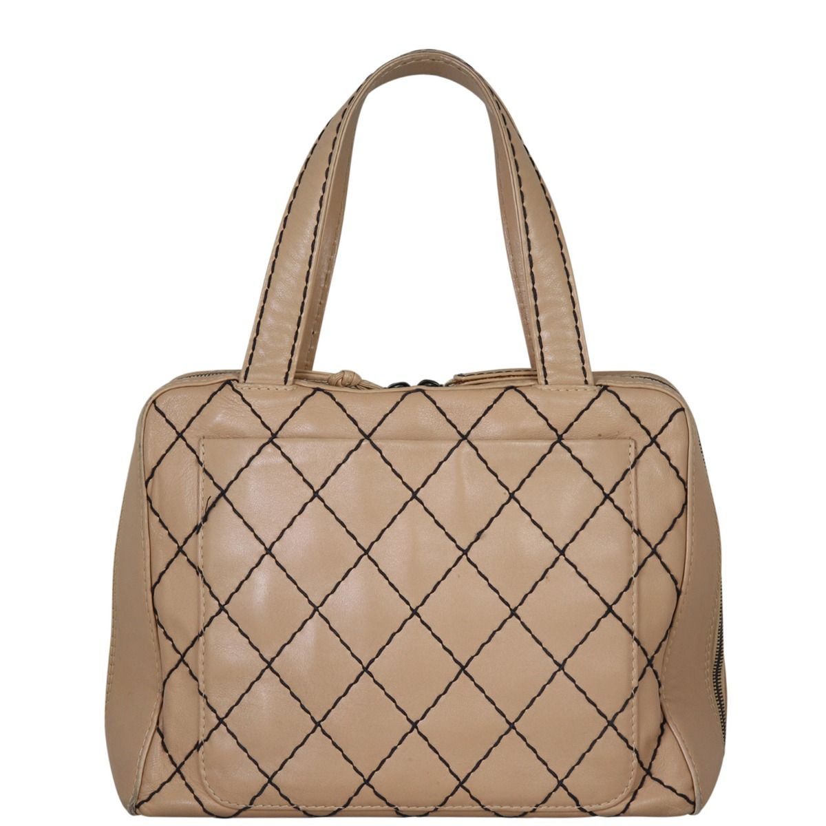 Chanel Wild Stitch Tote Matte Black Hardware