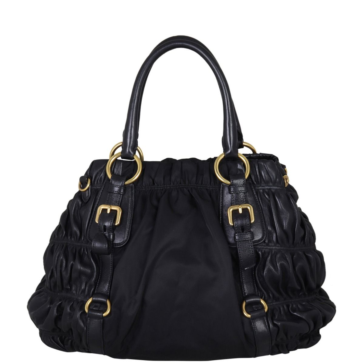 Prada Tessuto Leather Gaufre Bag