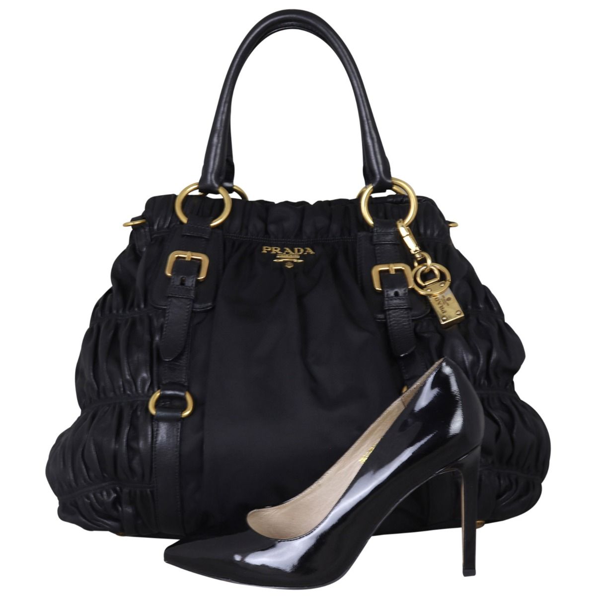 Prada tessuto gaufre bag store