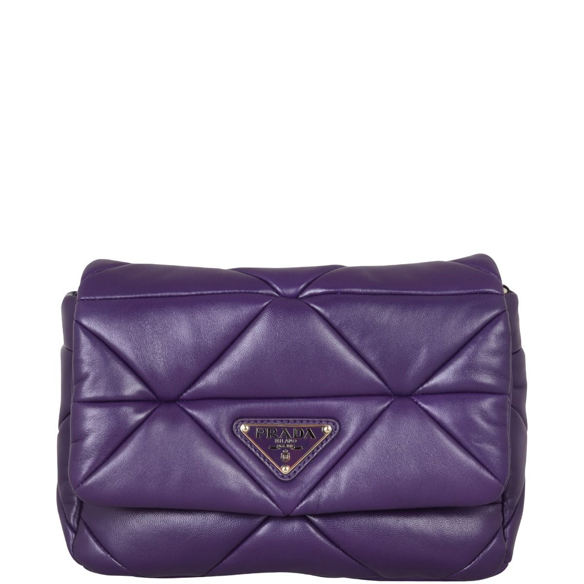 Prada Padded Nappa Patchwork Shoulder Bag Medium