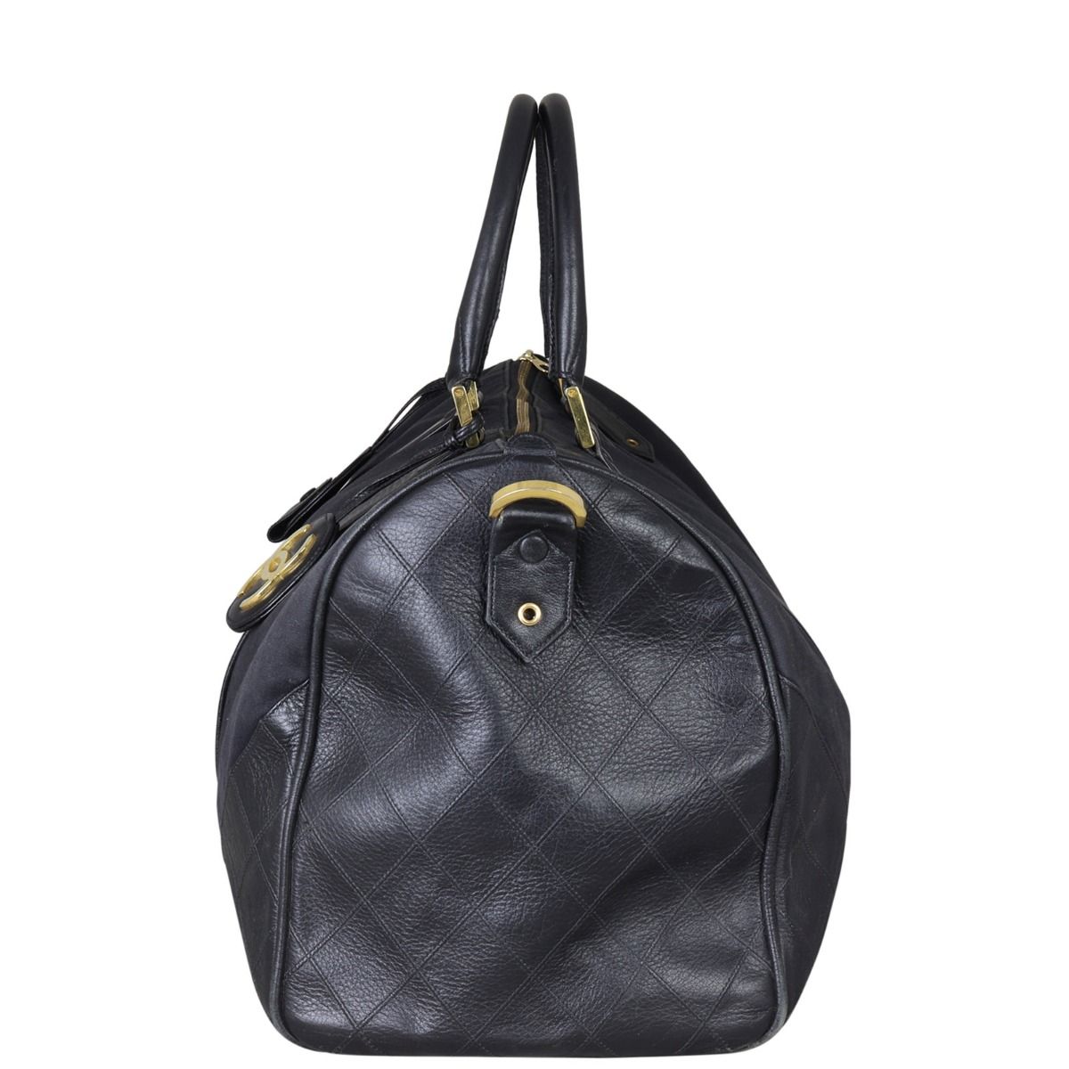 Chanel Vintage Canvas Duffle Bag