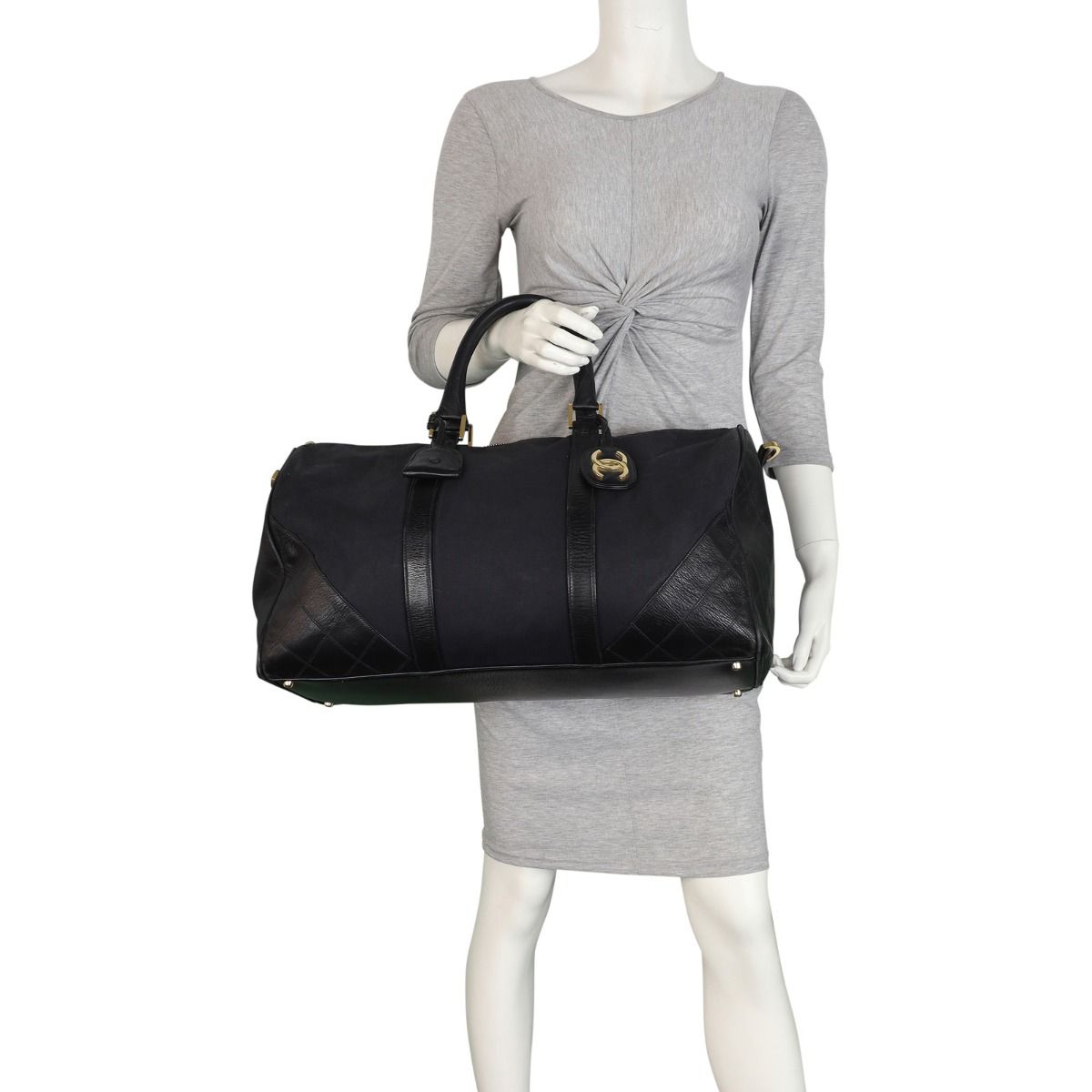 Chanel vintage duffle clearance bag