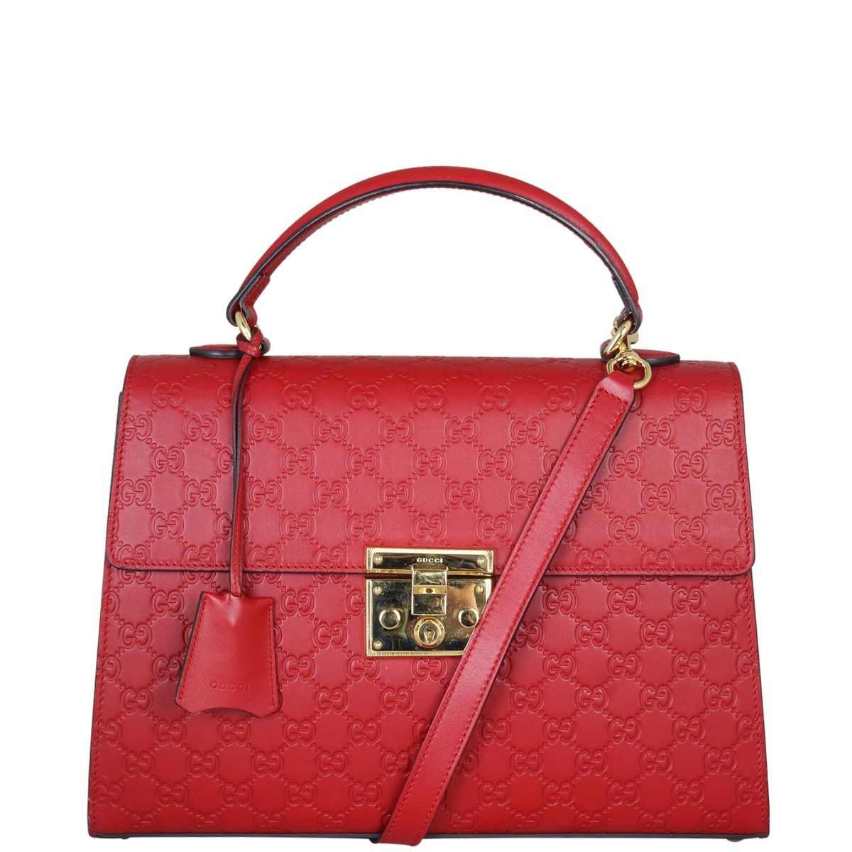 Gucci padlock sale top handle bag