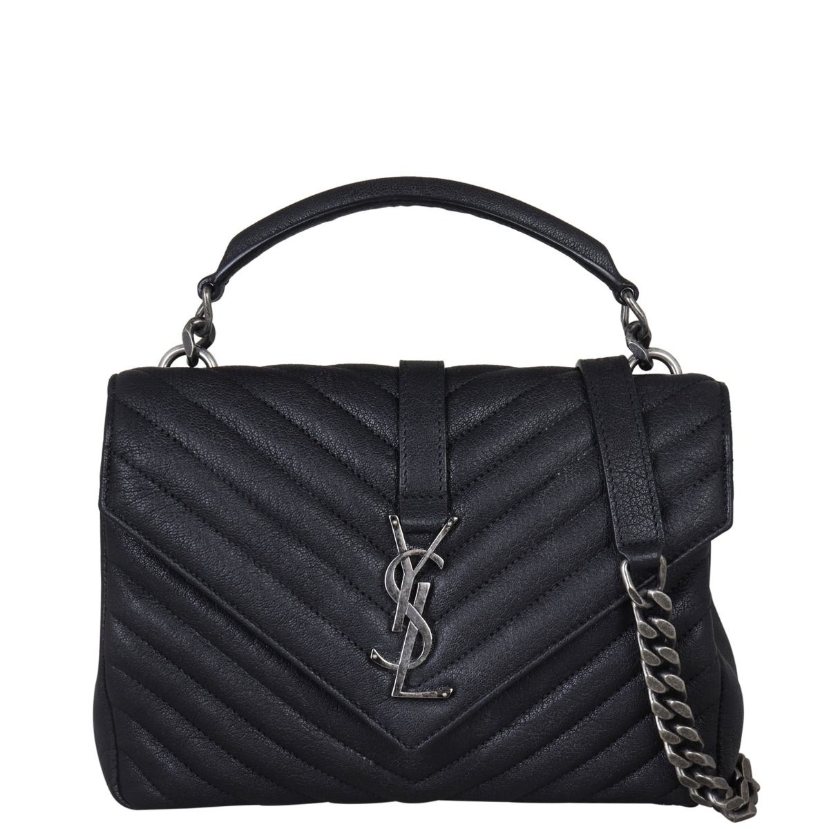 Medium leather matellasé collège shoulder bag deals