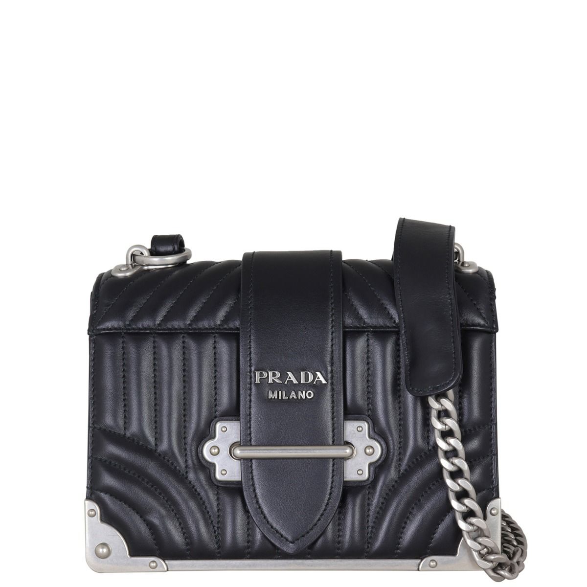 Prada Cahier Diagramme Chain Shoulder Bag