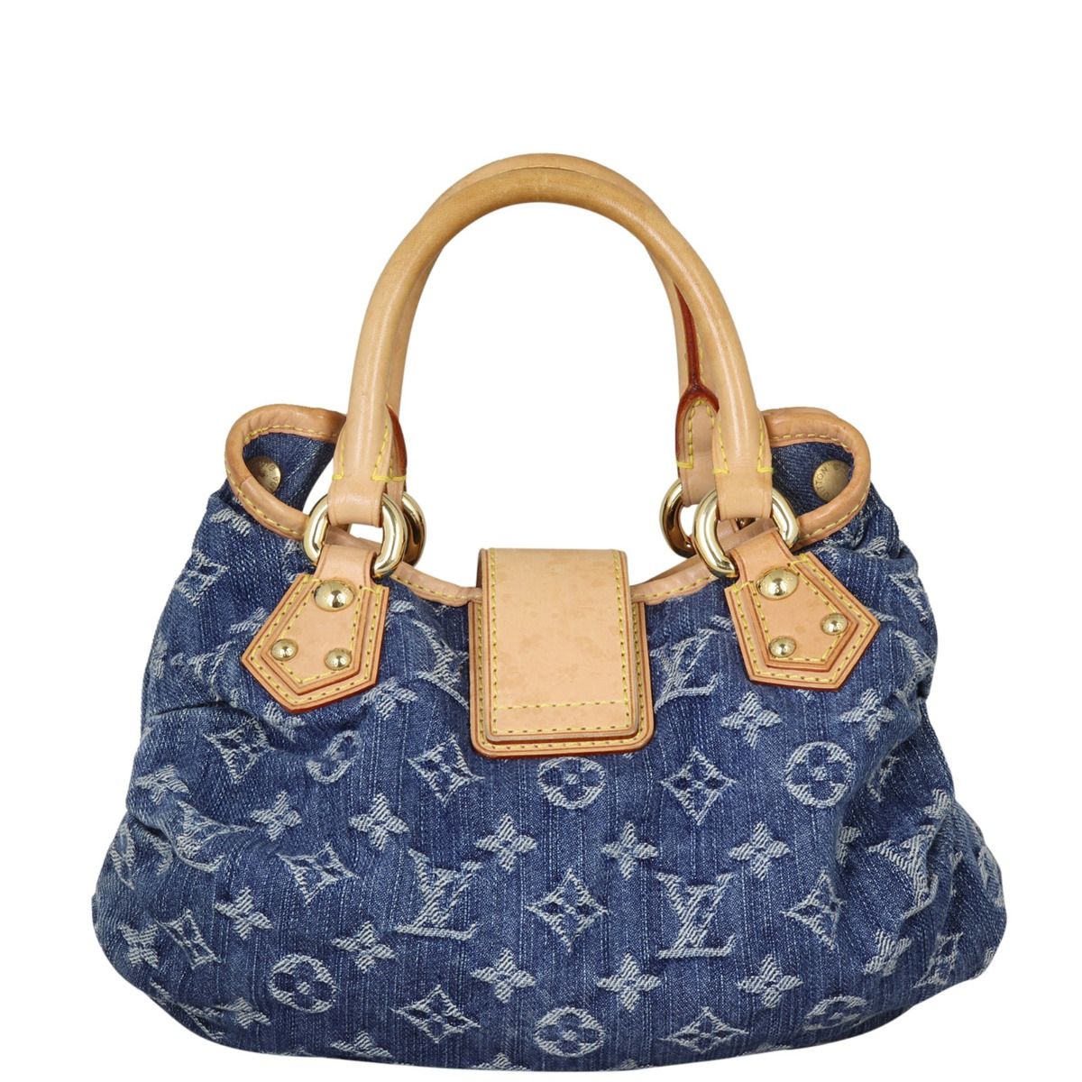 Louis vuitton monogram denim mini pleaty outlet