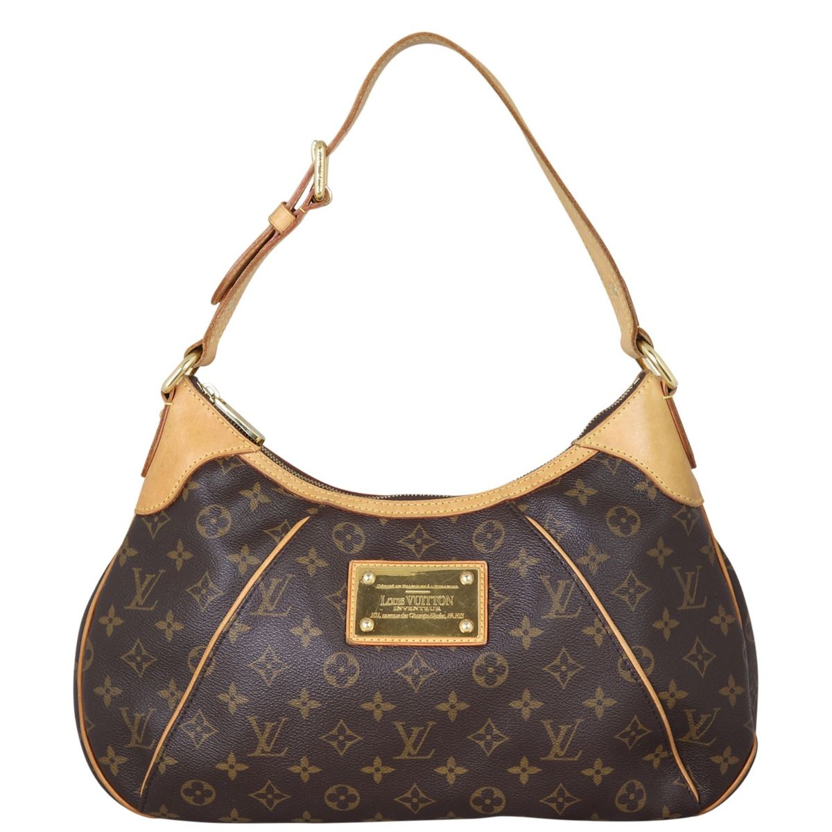 Louis Vuitton Thames Shoulder Bag GM Brown Canvas PreOwned  eBay