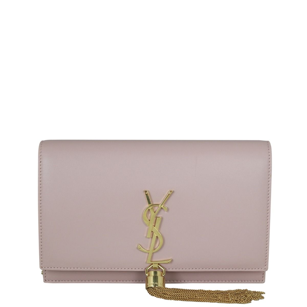Kate chain wallet with tassel in smooth leather sale