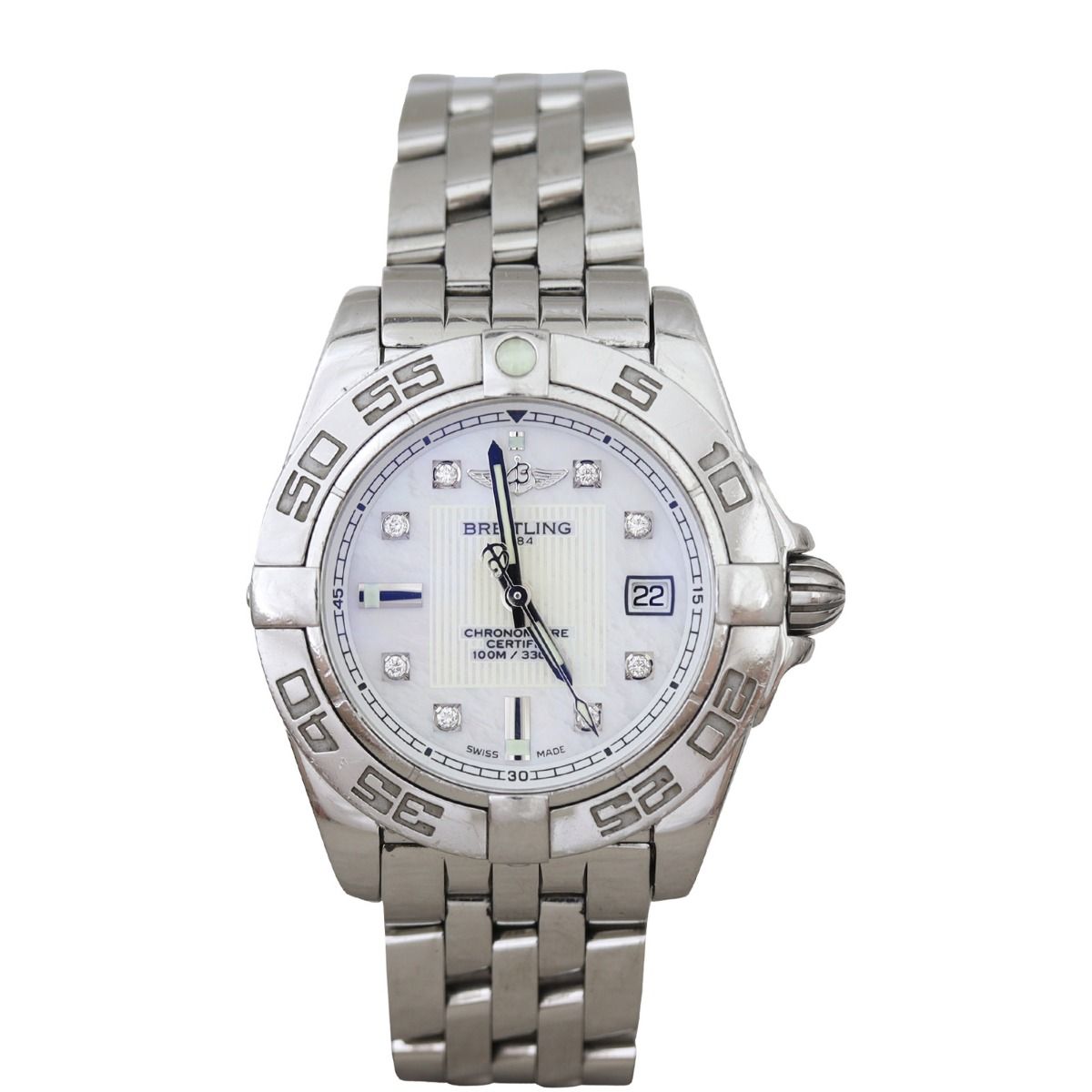 Breitling galactic 32 diamond bezel online