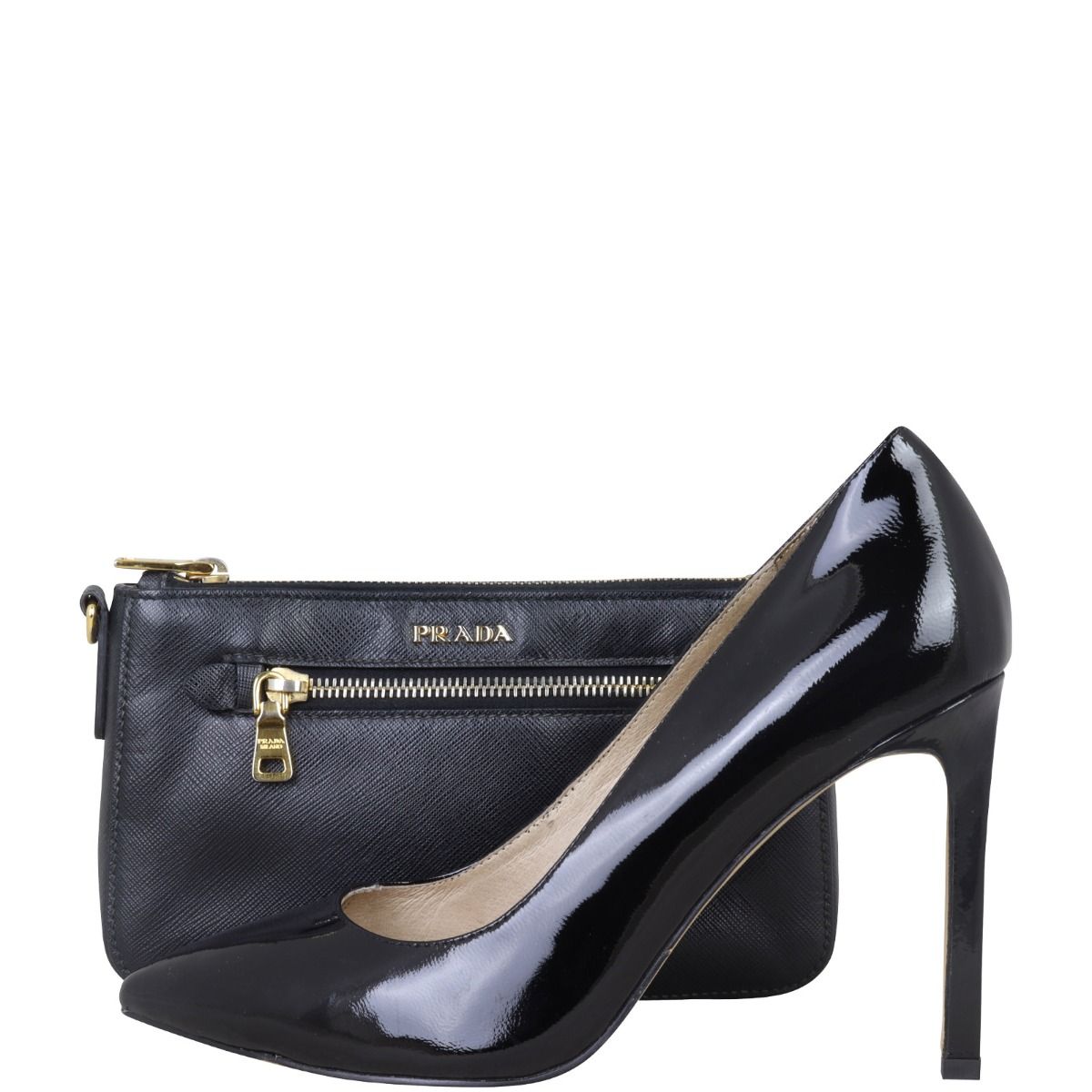 Prada Saffiano Zip Crossbody Bag