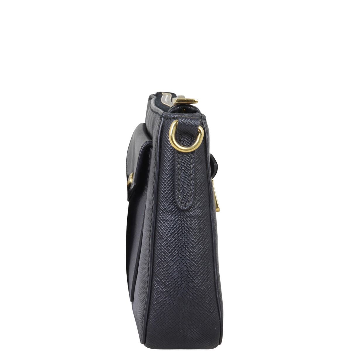 Prada Saffiano Zip Crossbody Bag