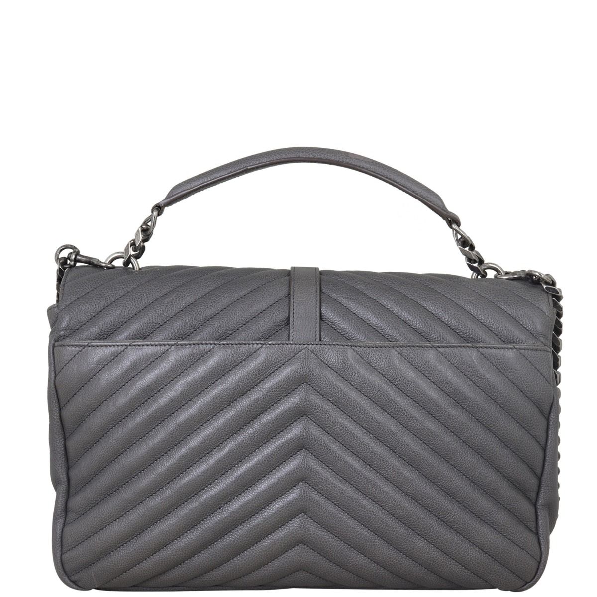 Saint laurent college bag grey shop