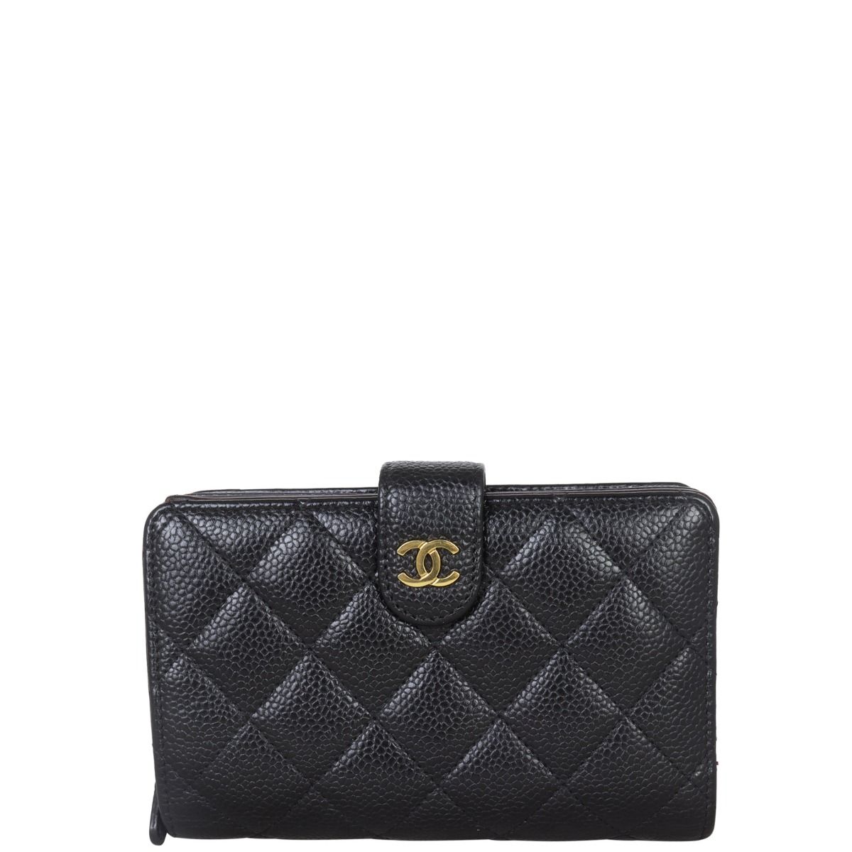 Chanel CC French Wallet Caviar