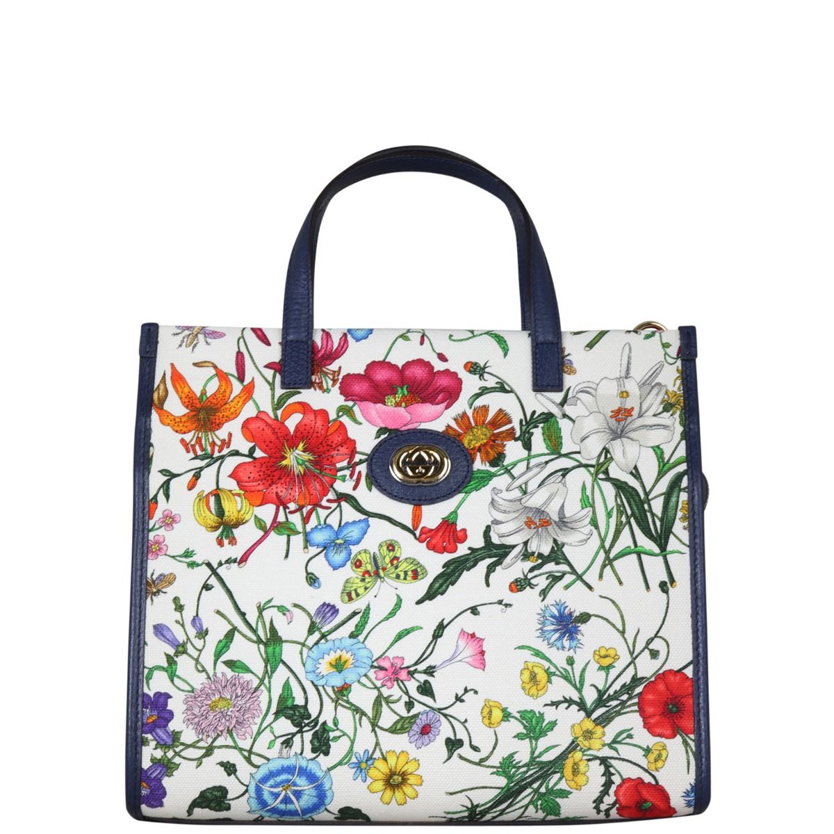 Gucci flora tote bag discount