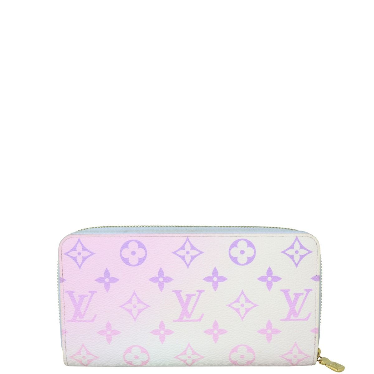 Louis Vuitton Zippy Wallet Gradient Pastel Light Pink in Coated