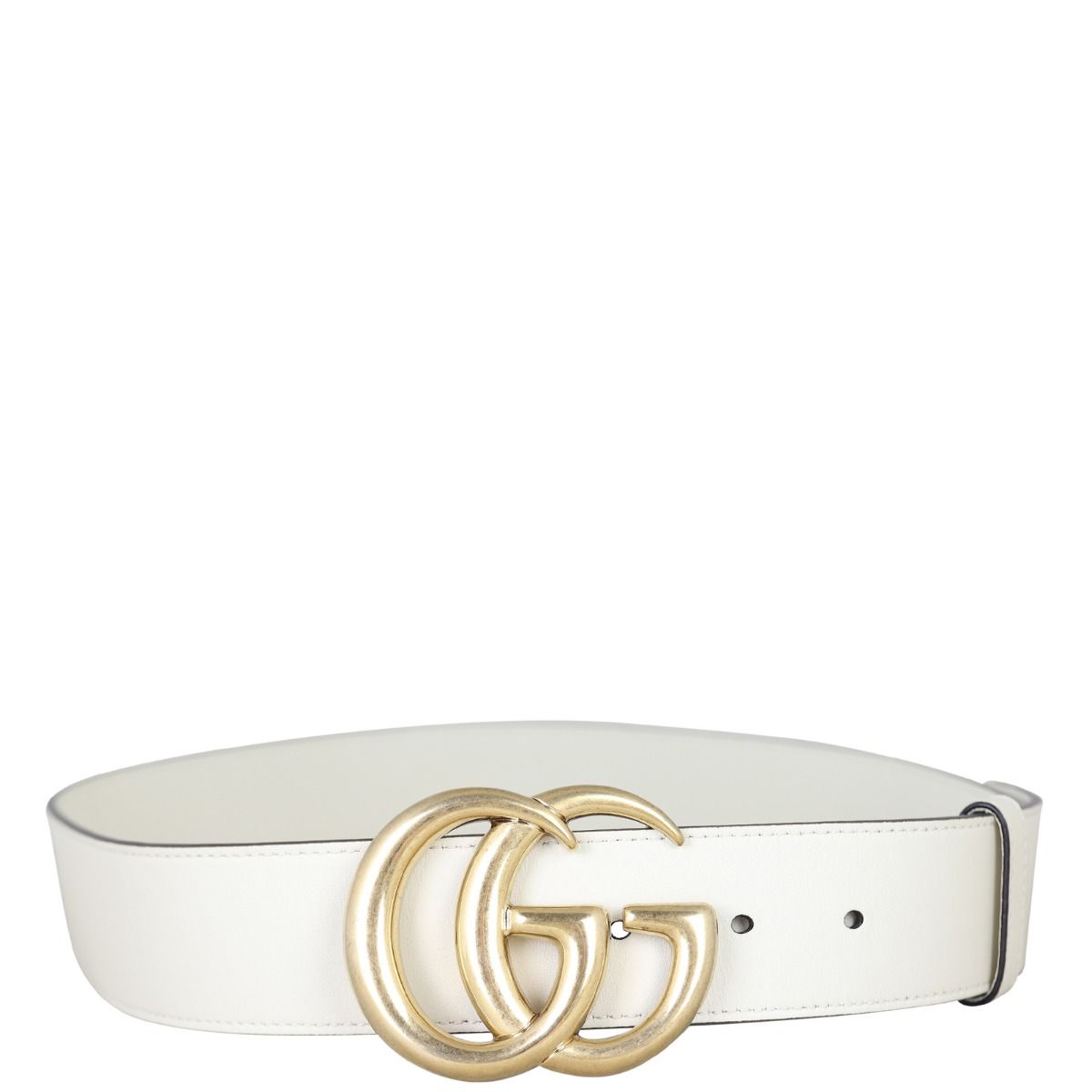 White double g gucci belt clearance