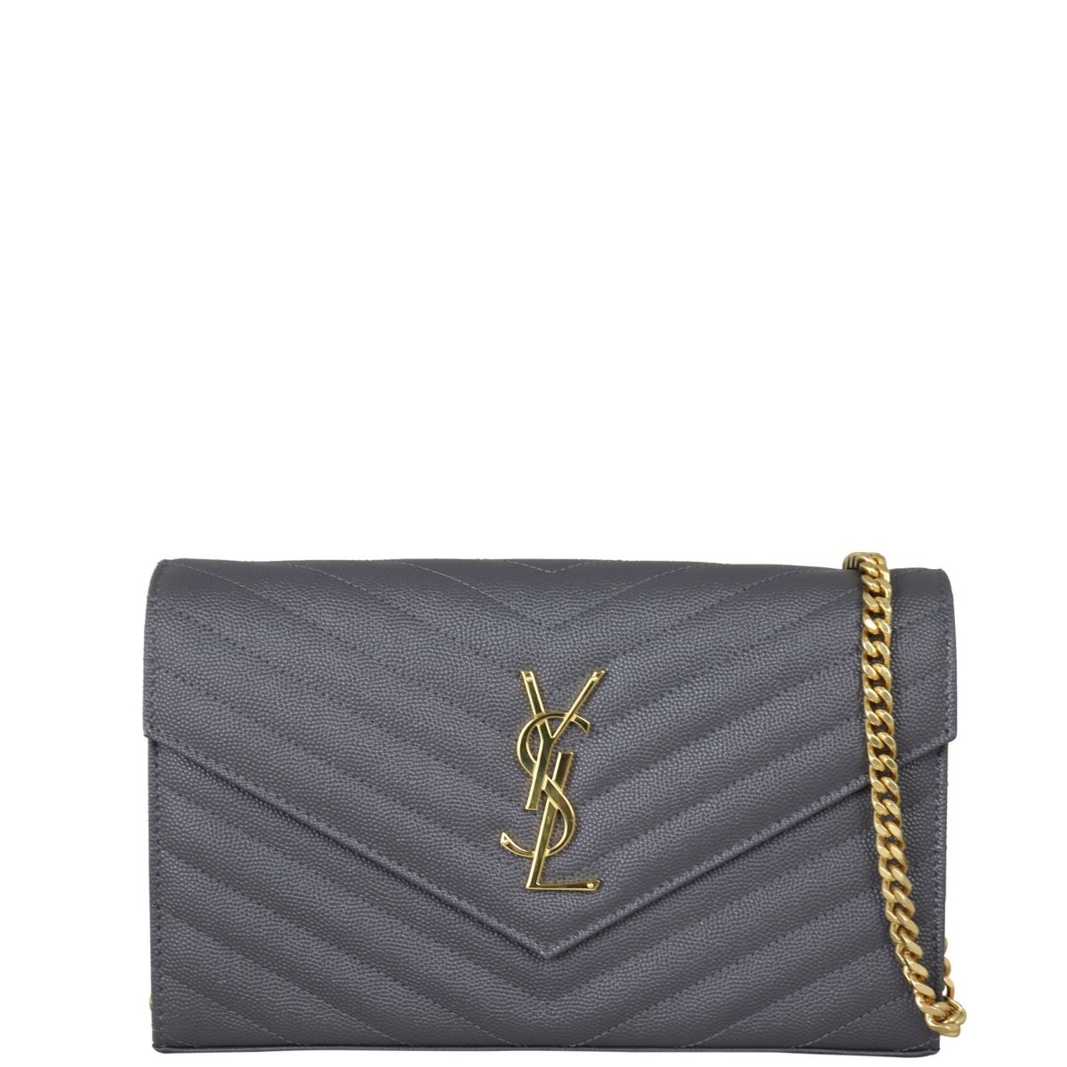 Saint laurent monogram quilted wallet online