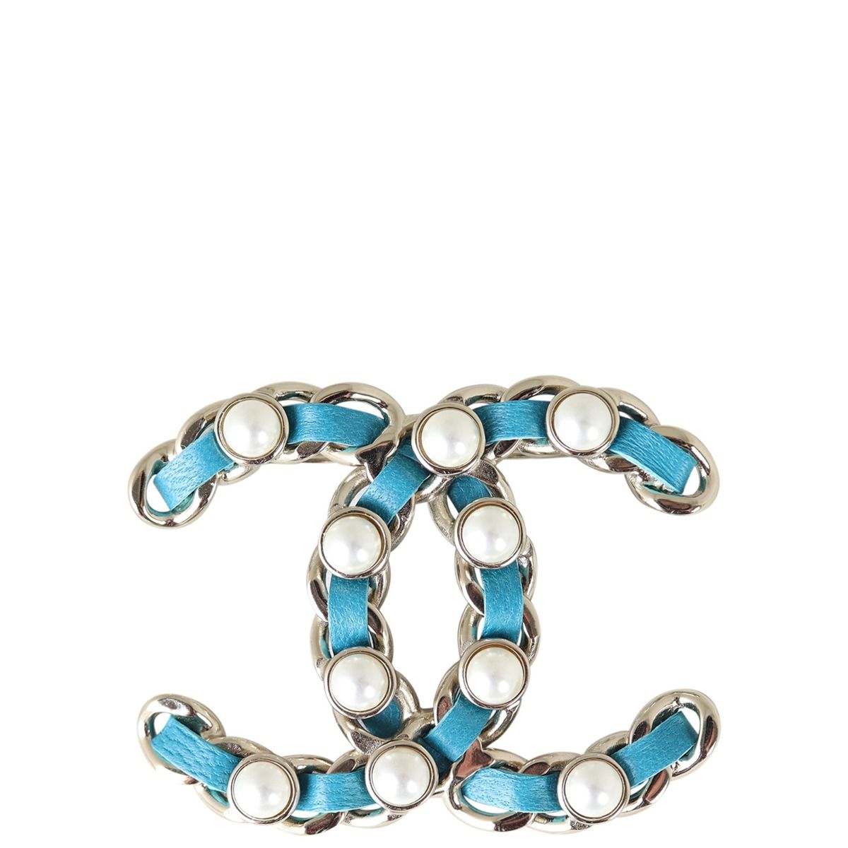 Chanel pearl pin hot sale