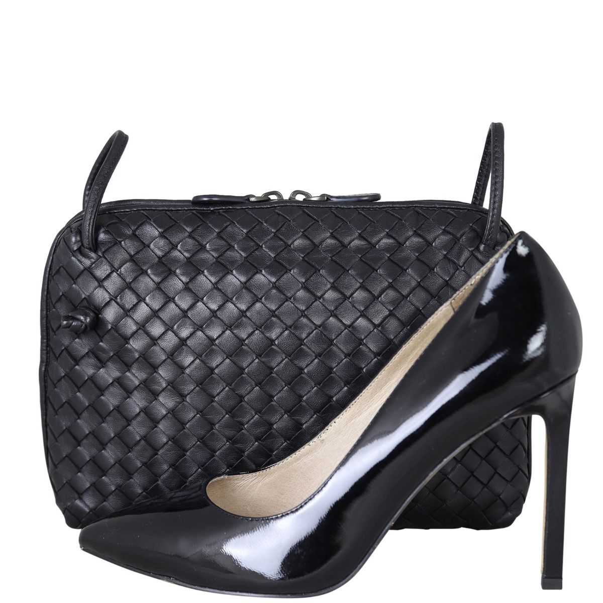 Bottega Veneta Intrecciato Nodini Leather Crossbody Bag (SHG-31417) – LuxeDH