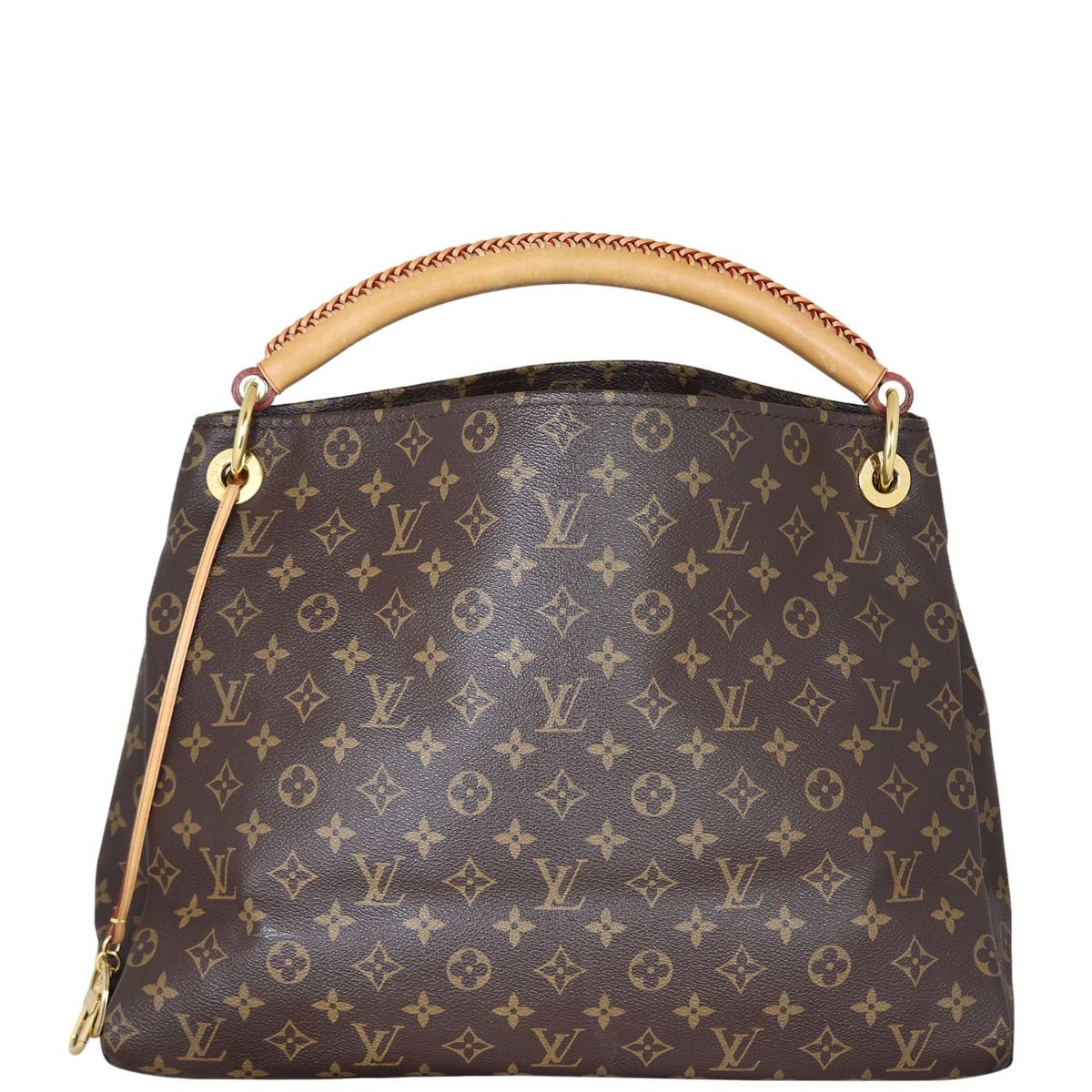 Louis Vuitton Artsy MM Monogram Beige Microfibre Lined
