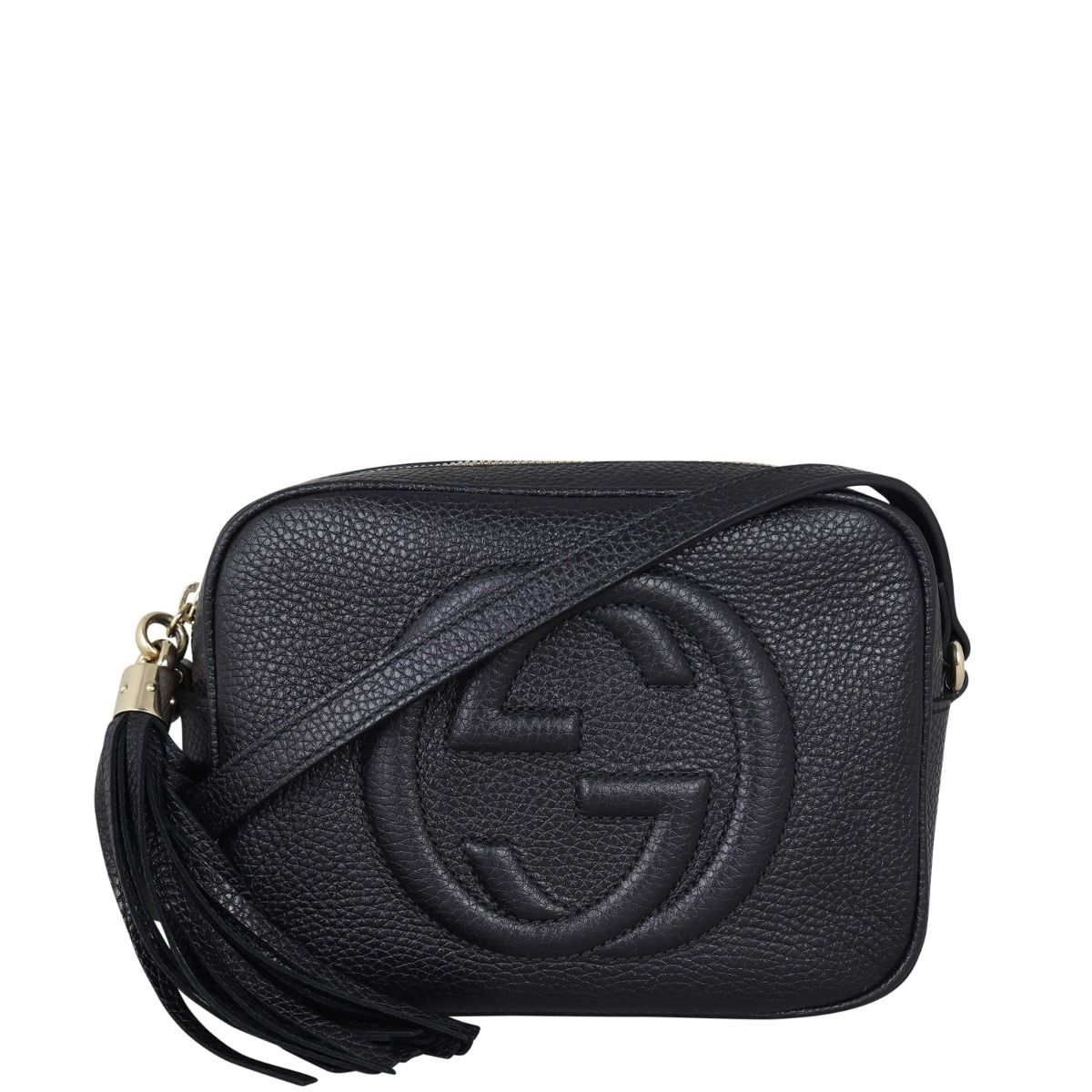 Grey gucci soho disco outlet bag