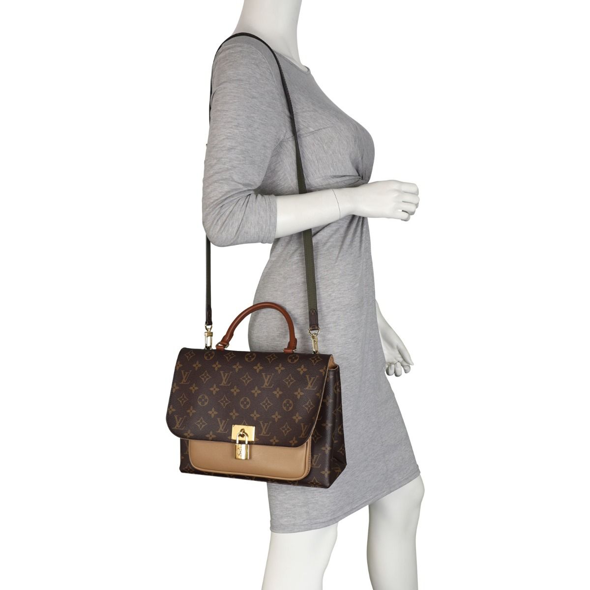 Louis Vuitton Sesame Leather Monogram Canvas Marignan Bag, myGemma, AU