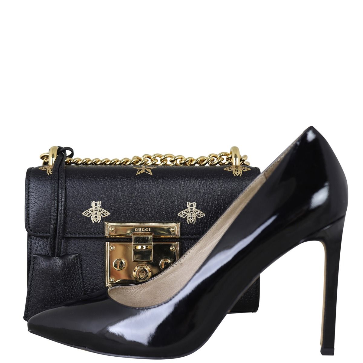 Gucci Padlock Bee Star Small Shoulder Bag