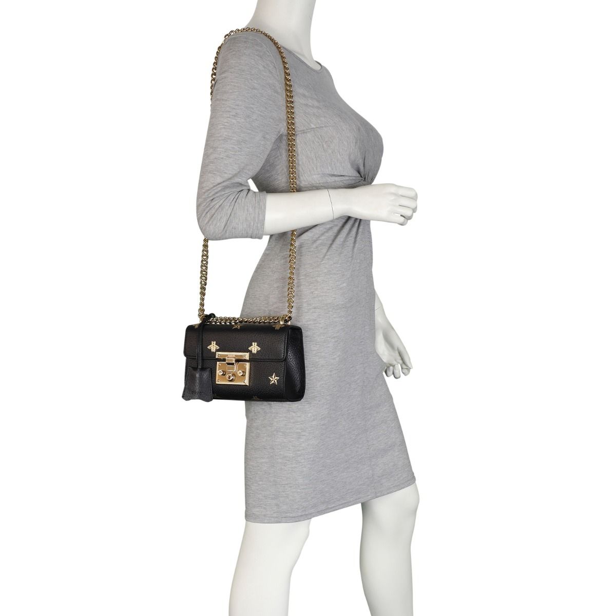 Gucci bee padlock bag best sale