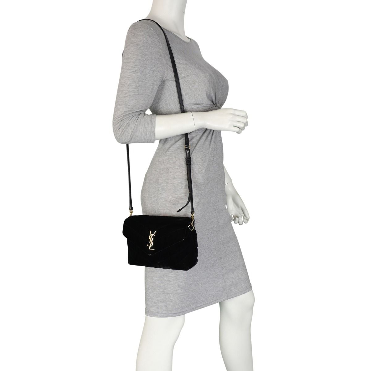 Saint Laurent Toy Loulou Velvet