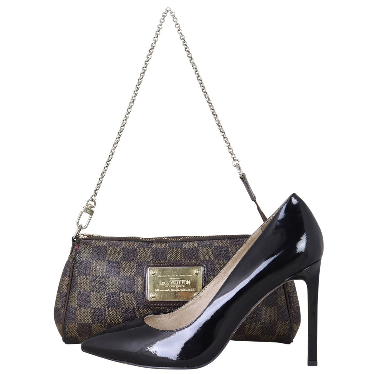 Louis Vuitton Eva Pochette Damier Ebene