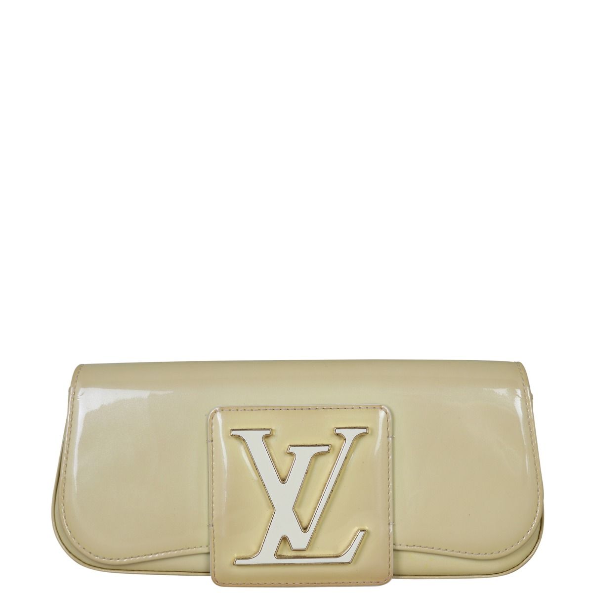 Louis Vuitton Light Yellow Vernis Leather Sobe Clutch ref.1035874 - Joli  Closet