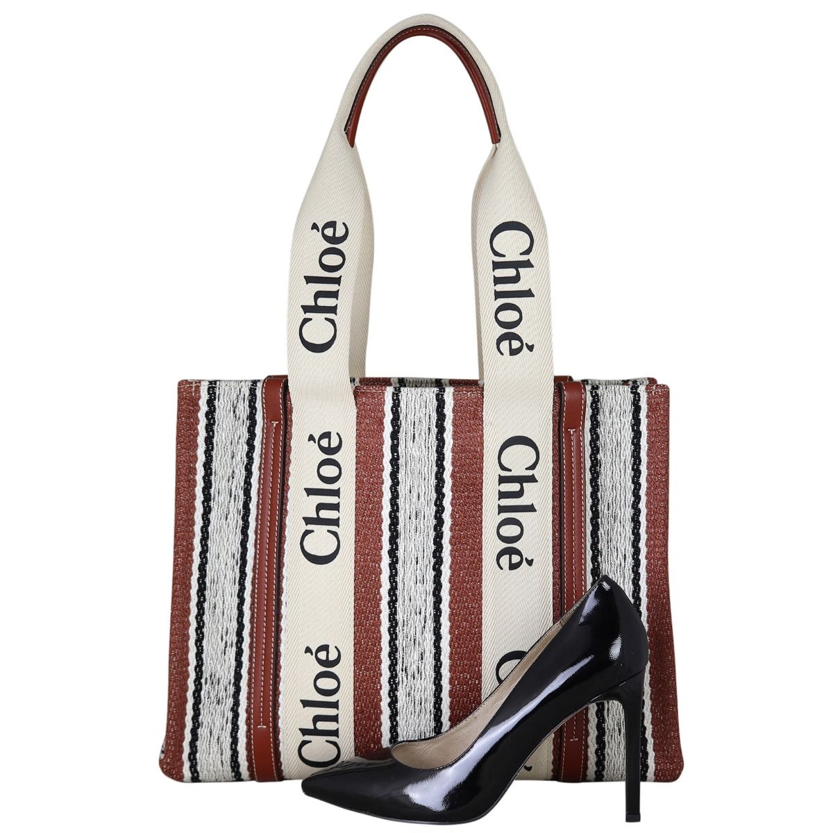 Chloe Woody Shoulder Tote Medium