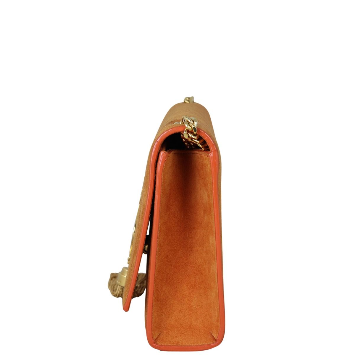 VIP【送料関税込】SAINT LAURENT KATE SUEDE MEDIUM SHOULDERBAG Saint Laurent Kate Medium Reversible Chain Bag in Suede and