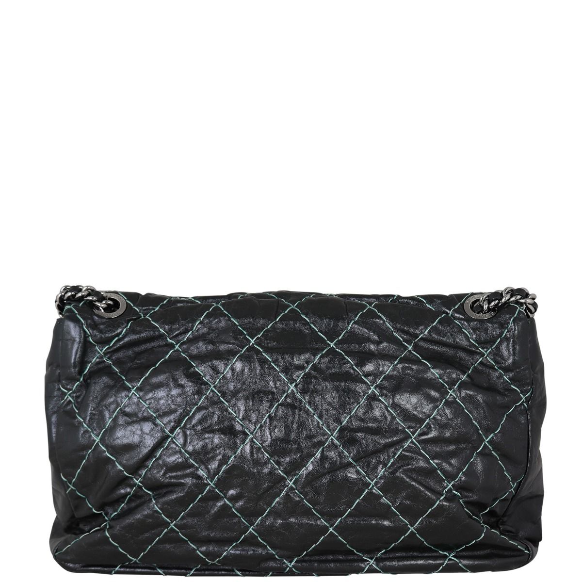 Chanel Double Stitch Chain Flap Jumbo