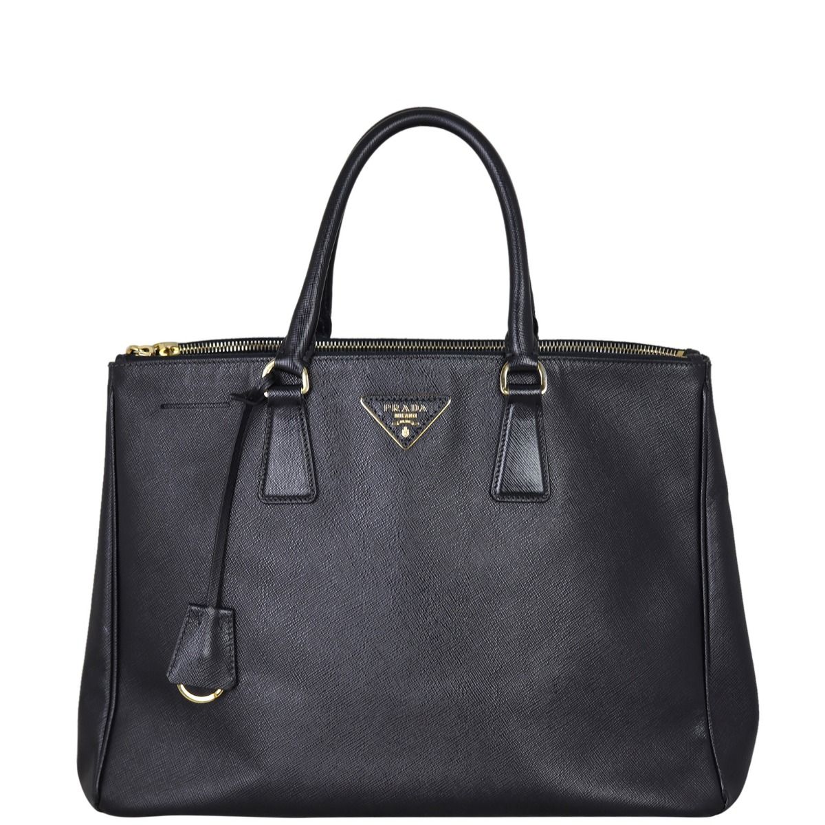 Prada saffiano double zip shop