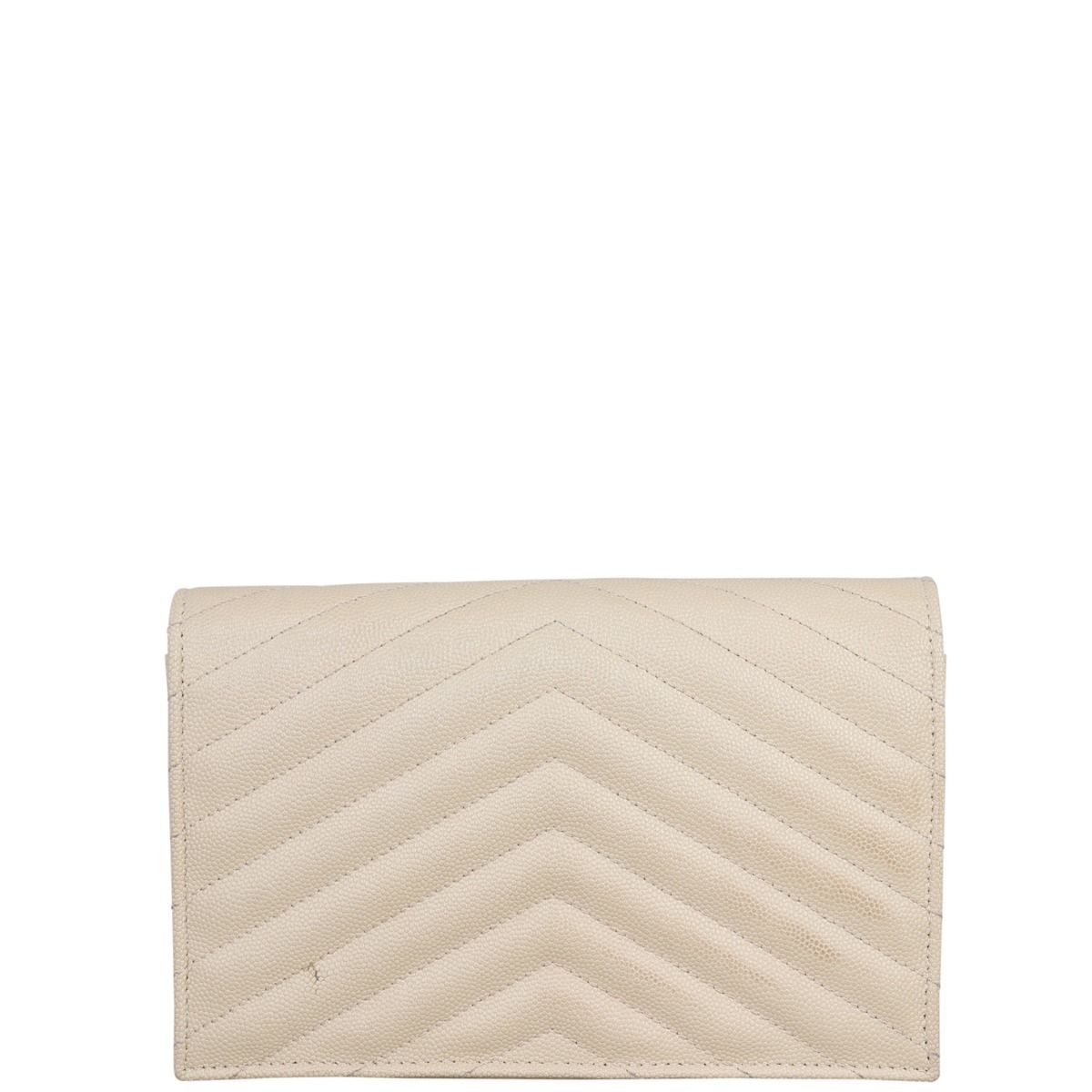 【SAINT LAURENT】cassandre envelope chain wallet CASSANDRE ENVELOPE CHAIN WALLET IN LAMBSKIN | Saint Laurent