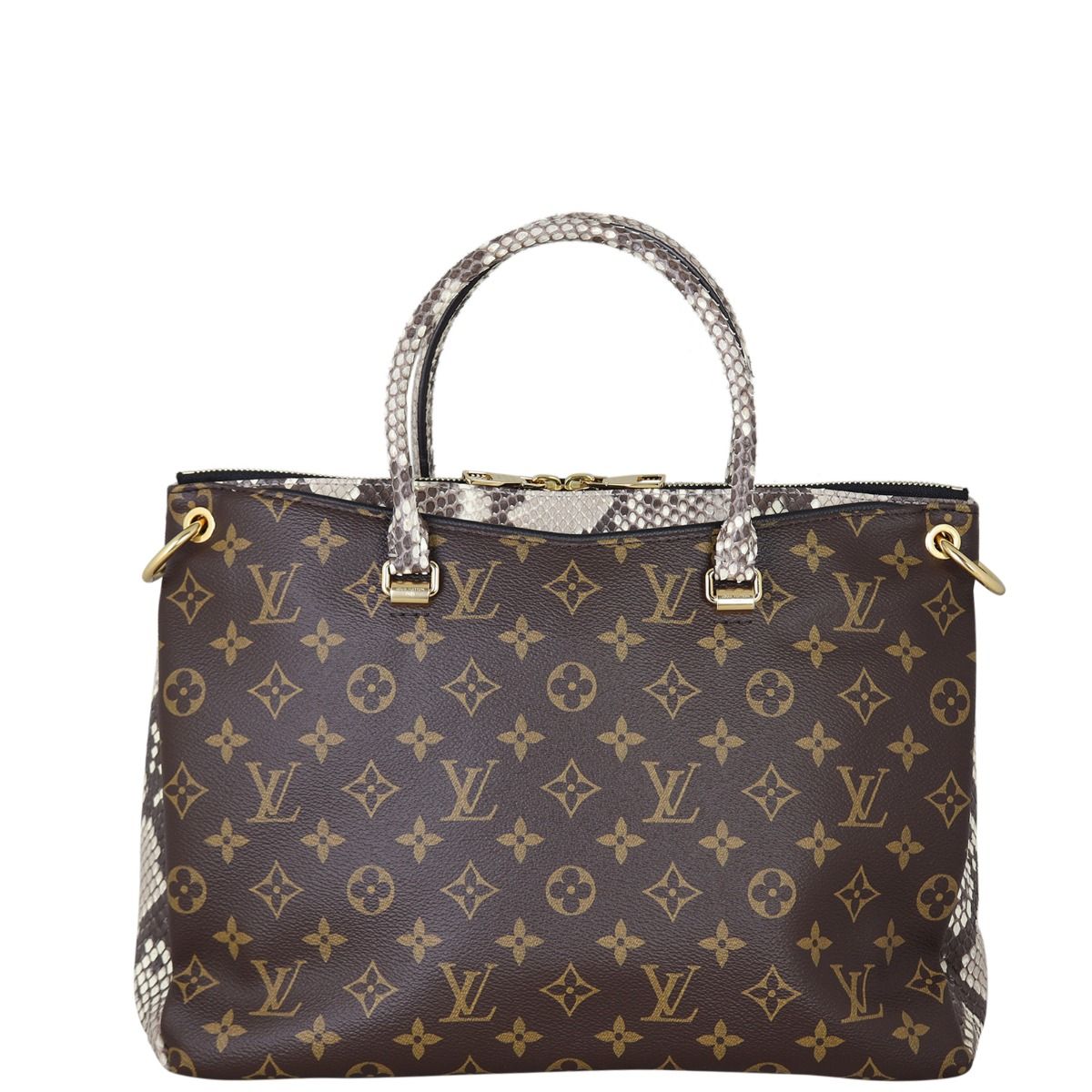 Louis Vuitton Pallas MM Monogram Python