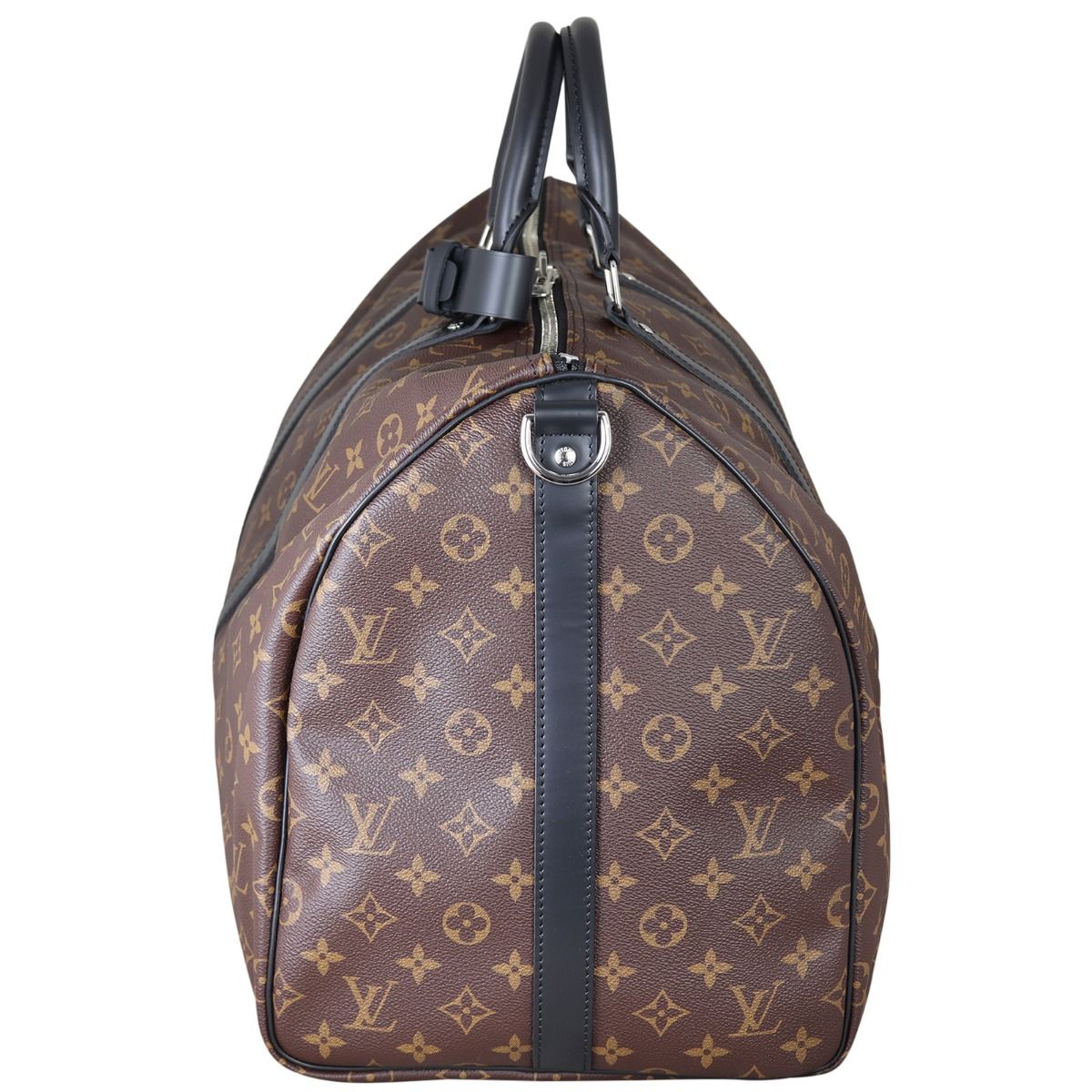 【希少】Louis Vuitton Keepol 55 Macassar Authentic Louis Vuitton Macassar Monogram Keepall 55