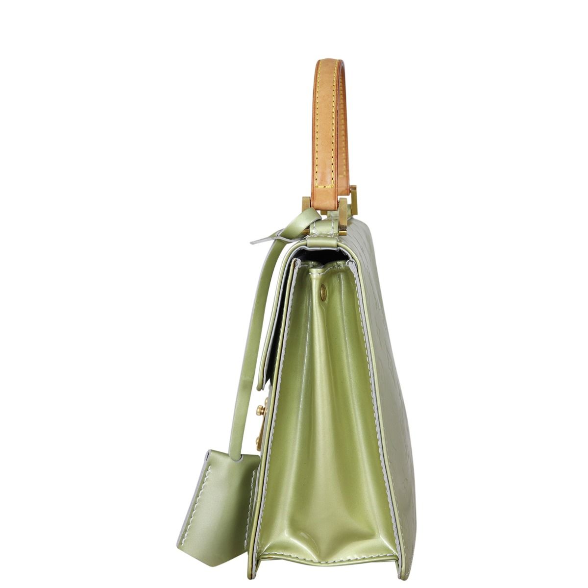 Louis Vuitton Monogram Vernis Spring Street Lime Green Bag